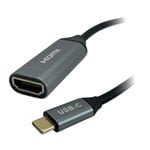 Xclio 15cm USB 3.1 Type C to HDMI 4K@30Hz PC/MacBook/Android Display Adaptor Cable