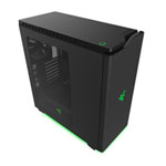 NZXT H440 Special Edition Mid Tower Computer Chassis, Side Window, ATX/mATX/mITX, LED Underglow, Black w/ Green Trim NZXT H440 Special Edition Mid Tower Computer Chassis, Side Window, ATX/mATX/mITX, LED Underglow, Black w/ Green Trim