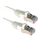 Xclio CAT6A 0.5M Snagless Moulded Gigabit Ethernet Cable RJ45 White