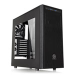 Thermaltake Versa H34 Mid Tower Computer Chassis, ATX/mATX/mITX, with Window, 2x USB 3.0, 2x 120mm Fan, Black Thermaltake Versa H34 Mid Tower Computer Chassis, ATX/mATX/mITX, with Window, 2x USB 3.0, 2x 120mm Fan, Black