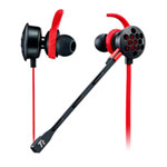 Thermaltake TT Esports Isurus Pro In-Ear Headphones, Detachable Mic, 13.5mm Neodymium Drivers, Black/Red Thermaltake TT Esports Isurus Pro In-Ear Headphones, Detachable Mic, 13.5mm Neodymium Drivers, Black/Red