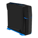 Silverstone Raven Mid Tower Computer Chassis with Window, 90 Degree Motherboard Mount, USB 3.0, 3x120mm Fan, Black/Blue Silverstone Raven Mid Tower Computer Chassis with Window, 90 Degree Motherboard Mount, USB 3.0, 3x120mm Fan, Black/Blue