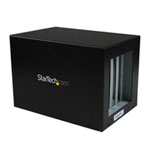 StarTech.com Desktop PCI-E to 4 slot PCI Expansion Bay - Black