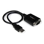 StarTech.com 1 Port Professional USB to RS-232 30cm Serial Adapter, COM Retention, Monitor And Control Sensory Equipment StarTech.com 1 Port Professional USB to RS-232 30cm Serial Adapter, COM Retention, Monitor And Control Sensory Equipment