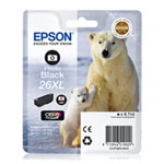 Epson 26XL Black Ink Cartridge Compatible With Epson XP-510/520, 600/605/610/620/625, 700/710/720, 800/820 Epson 26XL Black Ink Cartridge Compatible With Epson XP-510/520, 600/605/610/620/625, 700/710/720, 800/820