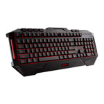 Asus Cerberus Gaming Keyboard, Red/Blue Back-Lit Keys, Wired, USB 2.0, Anti-Ghosting, 19 Key Rollover, Splash-Proof Asus Cerberus Gaming Keyboard, Red/Blue Back-Lit Keys, Wired, USB 2.0, Anti-Ghosting, 19 Key Rollover, Splash-Proof