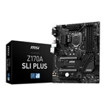 MSI Z170A SLI PLUS, Intel Z170, S 1151, DDR4, SATA3 6Gbps, M.2 (PCIe/SATA), 2-Way SLi/3-Way CrossFire, USB3.1Gen2 C, ATX MSI Z170A SLI PLUS, Intel Z170, S 1151, DDR4, SATA3 6Gbps, M.2 (PCIe/SATA), 2-Way SLi/3-Way CrossFire, USB3.1Gen2 C, ATX
