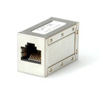 RJ45 to RJ45 Ethernet Cable Extension Coupler F-F Metal Shielded from ScanFX