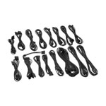 CableMod Power Supply Premium Cable Kit, For Corsair C-Series AXi, HXi & RM Series PSUs, Black CableMod Power Supply Premium Cable Kit, For Corsair C-Series AXi, HXi & RM Series PSUs, Black