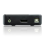 2-Port USB DisplayPort KVM Switch 4K UHD Supported from ATEN