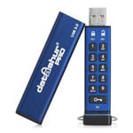 iStorage 8GB datAshur Pro 256bit Encypted USB Memory Stick IS-FL-DA3-256-8
