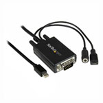 StarTech.com 2m Mini DP to VGA Adapter Cable with 3.5mm Audio Jack - M/M