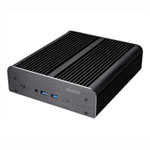 Fanless Intel NUC5/6 case with IR receiver from AKASA A-NUC26-M1B