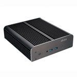 Fanless Intel NUC5/6 case with IR receiver from AKASA A-NUC26-M1B