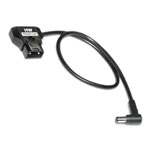 Hawkwoods PC-22 - 45cm Power-Con 2-pin Plug (male) - 2.1mm right-angled Jack (SMHD)