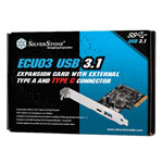 Silverstone 2 port USB 3.1 Type C and Type A PCIe Card SST-ECU03