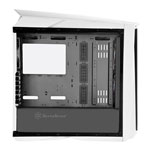 Silverstone White PM01 Primera Tower PC Gaming Case With Blue LED
