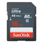 16GB SanDisk Ultra SDHC Card, Class 10, UHS-1 (U1), 48MB/s Read 16GB SanDisk Ultra SDHC Card, Class 10, UHS-1 (U1), 48MB/s Read