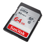 64GB Ultra SD High Capacity Memory Card from SanDisk SDSDUNC-064G-GN6IN