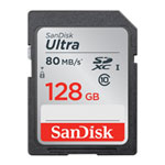 128GB SanDisk Ultra SDHC Card, Class 10, UHS-I Class 1 (U1), 80MB/s Read, Write Speed lower 128GB SanDisk Ultra SDHC Card, Class 10, UHS-I Class 1 (U1), 80MB/s Read, Write Speed lower