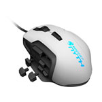 ROCCAT Nyth Modular MMO, Back-Lit, 12,000dpi, Wired, USB, 18 Buttons, 1000Hz, 1ms, Solid Carry Case, White ROCCAT Nyth Modular MMO, Back-Lit, 12,000dpi, Wired, USB, 18 Buttons, 1000Hz, 1ms, Solid Carry Case, White
