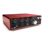Focusrite Scarlett 18i8 Gen2, USB 2.0 Interface, 192 kHz, 24 B 4 Mic Pre's , 8 / 2 Analogue I/O, ADAT IN, MIDI I/O Focusrite Scarlett 18i8 Gen2, USB 2.0 Interface, 192 kHz, 24 B 4 Mic Pre's , 8 / 2 Analogue I/O, ADAT IN, MIDI I/O