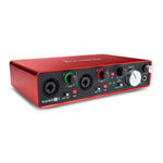 Focusrite Scarlett 2i4 Gen2, USB 2.0 Interface, 192 kHz, 24 Bit, 2 Mic Pre's , 2 / 4 Analogue I/O, MIDI I/O Focusrite Scarlett 2i4 Gen2, USB 2.0 Interface, 192 kHz, 24 Bit, 2 Mic Pre's , 2 / 4 Analogue I/O, MIDI I/O