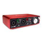 Focusrite Scarlett 2i2 Gen 2, USB 2.0 Interface, 192 kHz, 24 Bit, 2 Mic Pre's , 2 / 2 Analogue I/O Focusrite Scarlett 2i2 Gen 2, USB 2.0 Interface, 192 kHz, 24 Bit, 2 Mic Pre's , 2 / 2 Analogue I/O