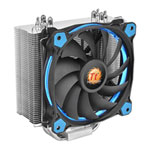 ThermalTake Riing Silent 12 Blue Single Tower CPU Cooler, 4 Heatpipes, 1x120mm PWM Fan, Blue LEDs, Al/Cu, for Intel/AMD ThermalTake Riing Silent 12 Blue Single Tower CPU Cooler, 4 Heatpipes, 1x120mm PWM Fan, Blue LEDs, Al/Cu, for Intel/AMD