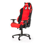 AKRacing Prime Red/Black Gaming Chair, Fabric, Height/Backrest Adjustable, Metal Frame, Gaslift Upto 150kg, With Pillows AKRacing Prime Red/Black Gaming Chair, Fabric, Height/Backrest Adjustable, Metal Frame, Gaslift Upto 150kg, With Pillows