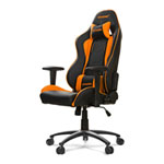 AKRacing Nitro Orange/Black Gaming Chair, Height/Backrest Adjustable, Metal Frame, Gaslift Upto 150kg, With Pillows AKRacing Nitro Orange/Black Gaming Chair, Height/Backrest Adjustable, Metal Frame, Gaslift Upto 150kg, With Pillows