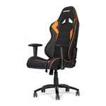 AKRacing Octane Black/Orange Gaming Chair PU Leather, Height/Back Adjustable, Metal Frame, Gaslift to 150kg, Inc Pillows AKRacing Octane Black/Orange Gaming Chair PU Leather, Height/Back Adjustable, Metal Frame, Gaslift to 150kg, Inc Pillows