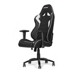 AKRacing Octane Black/White Gaming Chair, PU Leather, Height/Back Adjust, Metal Frame, Gaslift Upto 150kg, Inc Pillows AKRacing Octane Black/White Gaming Chair, PU Leather, Height/Back Adjust, Metal Frame, Gaslift Upto 150kg, Inc Pillows