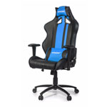 AKRacing Rush Black/Blue Gaming Chair, PU Leather, Height/Backrest/Armrest Adjustable, Metal Frame, Gaslift Upto 150kg AKRacing Rush Black/Blue Gaming Chair, PU Leather, Height/Backrest/Armrest Adjustable, Metal Frame, Gaslift Upto 150kg