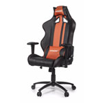 AKRacing Rush Black/Brown Gaming Chair, PU Leather, Height/Backrest/Armrest Adjustable, Metal Frame, Gaslift Upto 150kg AKRacing Rush Black/Brown Gaming Chair, PU Leather, Height/Backrest/Armrest Adjustable, Metal Frame, Gaslift Upto 150kg