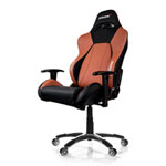 AKRacing Premium V2 Black/Brown Gaming Chair, PU Leather, Height/Backrest Adjustable, Metal Frame, Gaslift Upto 150kg AKRacing Premium V2 Black/Brown Gaming Chair, PU Leather, Height/Backrest Adjustable, Metal Frame, Gaslift Upto 150kg