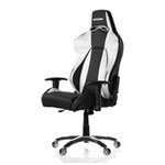 AKRacing Premium V2 Black/Silver Gaming Chair, PU Leather, Height/Backrest Adjustable, Metal Frame, Gaslift Upto 150kg AKRacing Premium V2 Black/Silver Gaming Chair, PU Leather, Height/Backrest Adjustable, Metal Frame, Gaslift Upto 150kg