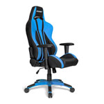 AKRacing Premium Plus Blue/Black Gaming Chair, PU Leather, Height/Backrest Adjustable, Metal Frame, Gaslift Upto 150kg AKRacing Premium Plus Blue/Black Gaming Chair, PU Leather, Height/Backrest Adjustable, Metal Frame, Gaslift Upto 150kg