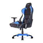 AKRacing ProX Blue/White/Black Gaming Chair, PU Leather, Height/Back/Armrest Adjustable, Metal Frame, Gaslift Upto 150kg AKRacing ProX Blue/White/Black Gaming Chair, PU Leather, Height/Back/Armrest Adjustable, Metal Frame, Gaslift Upto 150kg