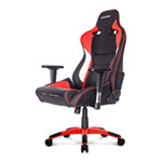 AKRacing ProX Black/White/Red Gaming Chair, PU Leather, Height/Back/Armrest Adjustable, Metal Frame, Gaslift Upto 150kg AKRacing ProX Black/White/Red Gaming Chair, PU Leather, Height/Back/Armrest Adjustable, Metal Frame, Gaslift Upto 150kg
