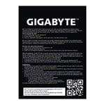 Gigabyte £50 Supercare extended warranty insurance card