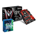 ASRock Z170 GAMING K4, Intel Z170, S1151, DDR4, SATAe, M.2, ATX Motherboard with Intel Core i5 6600 3.5GHz Unlocked CPU ASRock Z170 GAMING K4, Intel Z170, S1151, DDR4, SATAe, M.2, ATX Motherboard with Intel Core i5 6600 3.5GHz Unlocked CPU