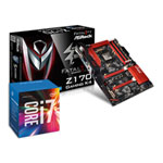 ASRock Z170 GAMING K4, Intel Z170, S1151, DDR4, SATAe, M.2, ATX Motherboard with Intel Core i7 6700 3.4GHz HT CPU ASRock Z170 GAMING K4, Intel Z170, S1151, DDR4, SATAe, M.2, ATX Motherboard with Intel Core i7 6700 3.4GHz HT CPU