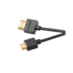 2m Akasa High speed HDMI cable 1.4V 4K/3D, With Ethernet, HDMI to mini HDMI, Super slim, Black 2m Akasa High speed HDMI cable 1.4V 4K/3D, With Ethernet, HDMI to mini HDMI, Super slim, Black
