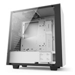 NZXT S340 Elite Desktop Computer Chassis, Mid Tower, Side Window, HDMI, 2x USB 3.0, mITX/mATX/ATX, White NZXT S340 Elite Desktop Computer Chassis, Mid Tower, Side Window, HDMI, 2x USB 3.0, mITX/mATX/ATX, White
