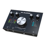 M-Audio M-Track 2x2M 24bit / 192kHz USB-C High Speed 2x2 Audio Interface with MIDI In/Out - VU Meters, Phantom Power M-Audio M-Track 2x2M 24bit / 192kHz USB-C High Speed 2x2 Audio Interface with MIDI In/Out - VU Meters, Phantom Power
