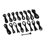 CableMod ModMesh Replacement Cable Kit for Corsair AXi, HXi & RM Series PSUs, ModMesh Braided Sleeving, Black CableMod ModMesh Replacement Cable Kit for Corsair AXi, HXi & RM Series PSUs, ModMesh Braided Sleeving, Black