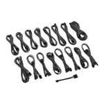CableMod ModMesh Replacement Cable Kit for Corsair AXi, HXi & RM Series PSUs, ModMesh Braided Sleeving, Carbon CableMod ModMesh Replacement Cable Kit for Corsair AXi, HXi & RM Series PSUs, ModMesh Braided Sleeving, Carbon
