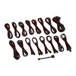 CableMod ModMesh Replacement Cable Kit for Corsair AXi, HXi & RM Series PSUs, ModMesh Braided Sleeving, Black/Blood Red CableMod ModMesh Replacement Cable Kit for Corsair AXi, HXi & RM Series PSUs, ModMesh Braided Sleeving, Black/Blood Red