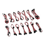CableMod ModMesh Replacement Cable Kit for Corsair RMi & RMx Series PSUs, ModMesh Braided Sleeving, White/Red CableMod ModMesh Replacement Cable Kit for Corsair RMi & RMx Series PSUs, ModMesh Braided Sleeving, White/Red